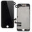 For iPhone 7 4.7 LCD Screen and Digitizer Assembly + Frame Replacement Part (Made by China Manufacturer, 380-450cd/m2 Brightness) - Black - 1