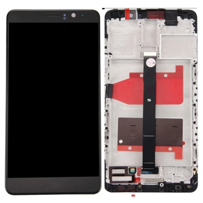 For Huawei Mate 9 Screen and Digitizer Assembly + Frame Replacement (Assembly) (without Logo) - Black - 1
