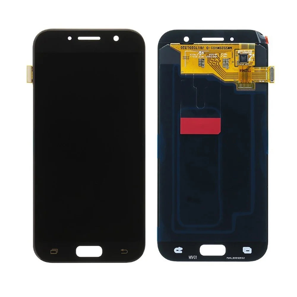 OEM LCD Screen and Digitizer Assembly Replacement for Samsung Galaxy A5 (2017) SM-A520 - Black - 1