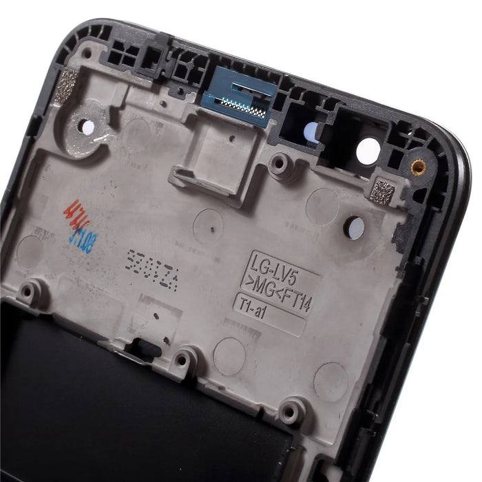 For LG K10 (2017) M250 OEM Screen and Digitizer Assembly + Frame Replacement Part - Black - 5