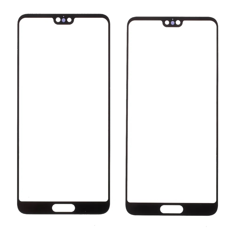 Front Screen Glass Lens Replacement for Huawei P20 (without Logo) - Black - 1
