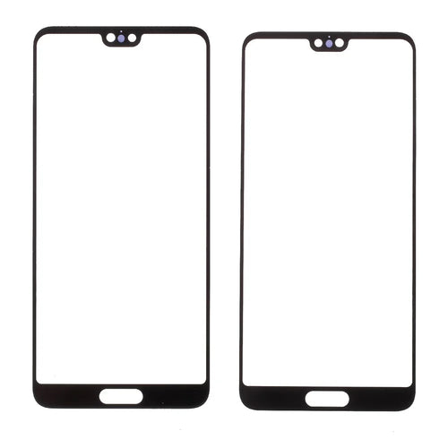 Front Screen Glass Lens Replacement for Huawei P20 (without Logo) - Black - 1