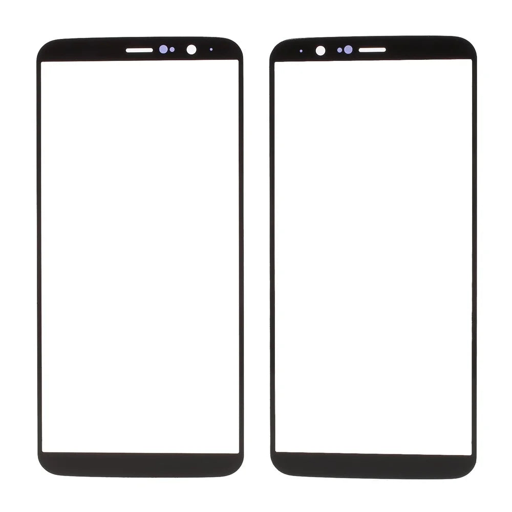 Black - Outer Front Screen Glass Lens Part for OnePlus 5T - 1