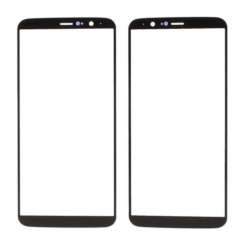 Black - Outer Front Screen Glass Lens Part for OnePlus 5T - 1