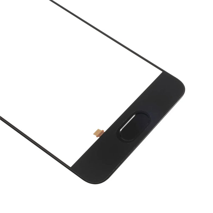 Black - For Huawei P10 (without Logo) OEM Outer Front Screen Glass Lens Replacement with Fingerprint Button Flex Cable - 3