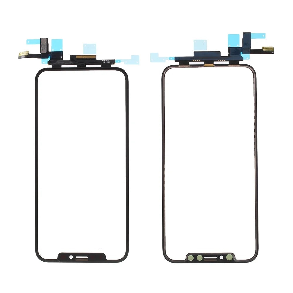 Digitizer Touch Screen Glass Replacement for iPhone X 5.8 inch - Black - 1