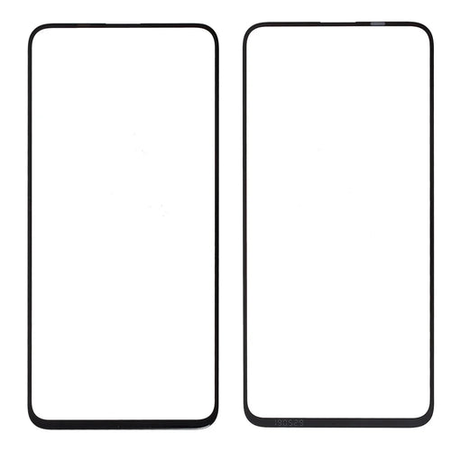 For Huawei Honor 20/nova 5T (without Logo) Front Screen Glass Lens with Frame Replacement Part - Black - 1