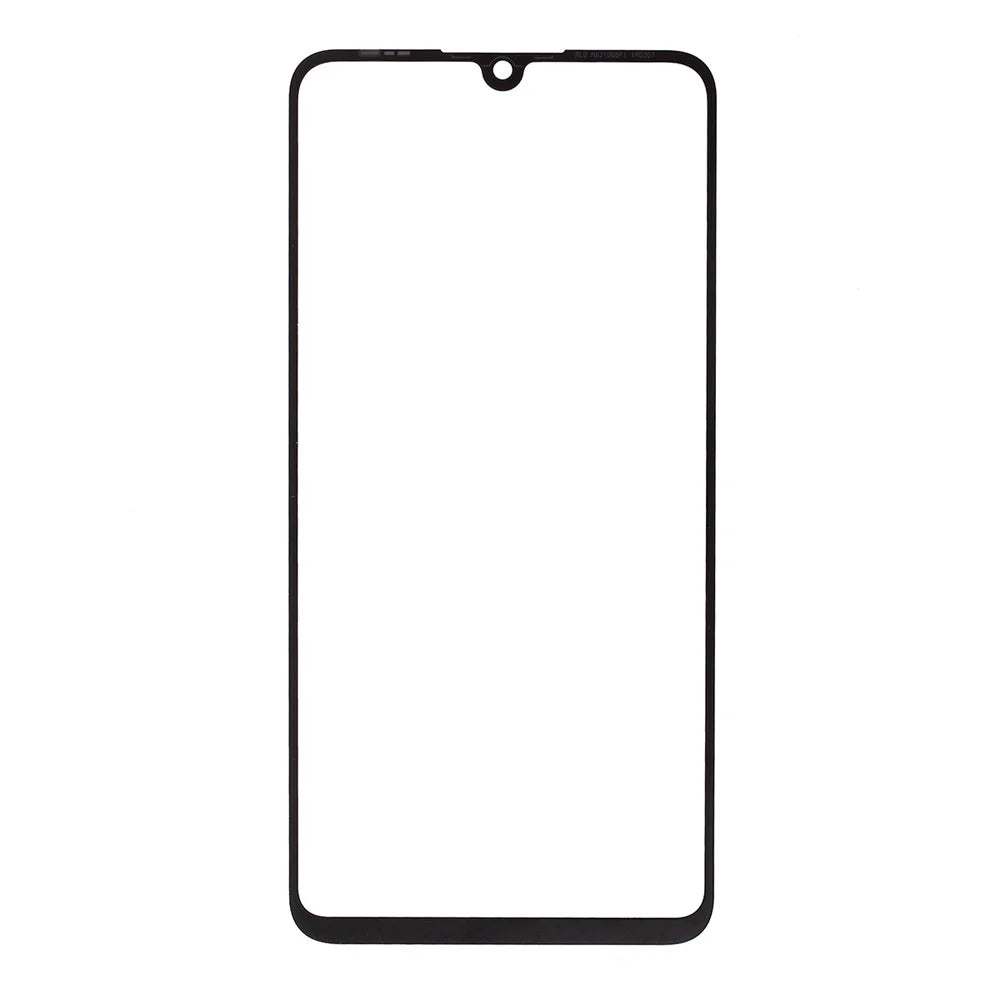For Huawei P30 Lite Front Screen Glass Lens with Frame Replacement Part (without Logo) - Black - 2