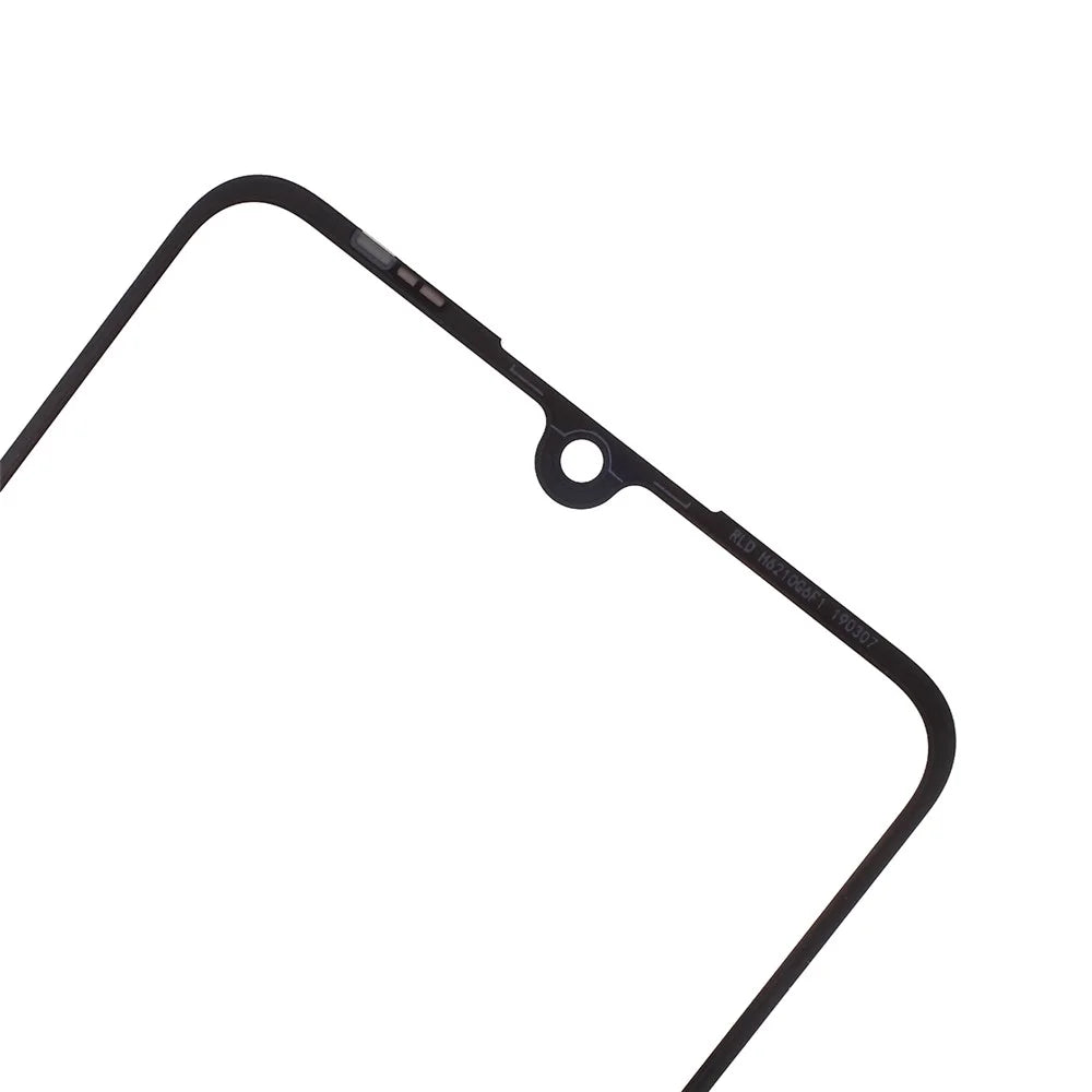 For Huawei P30 Lite Front Screen Glass Lens with Frame Replacement Part (without Logo) - Black - 4