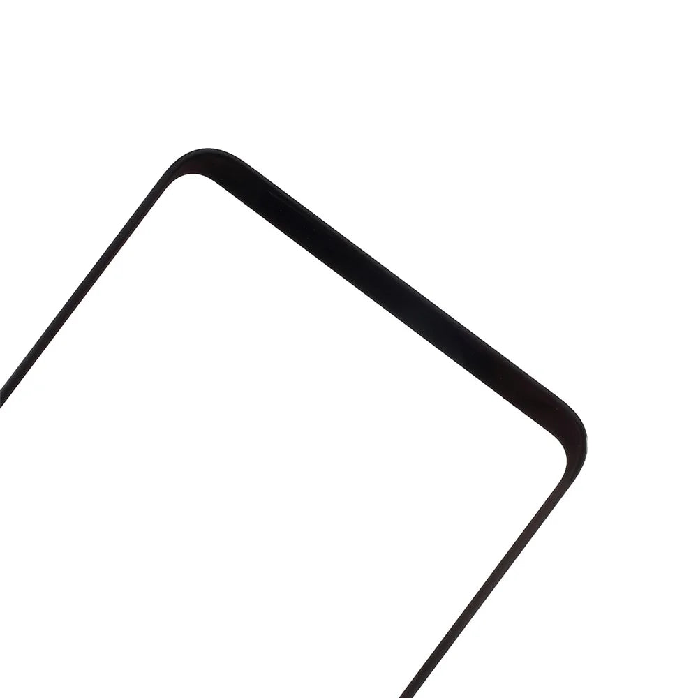 For Huawei P30 Lite Front Screen Glass Lens with Frame Replacement Part (without Logo) - Black - 5