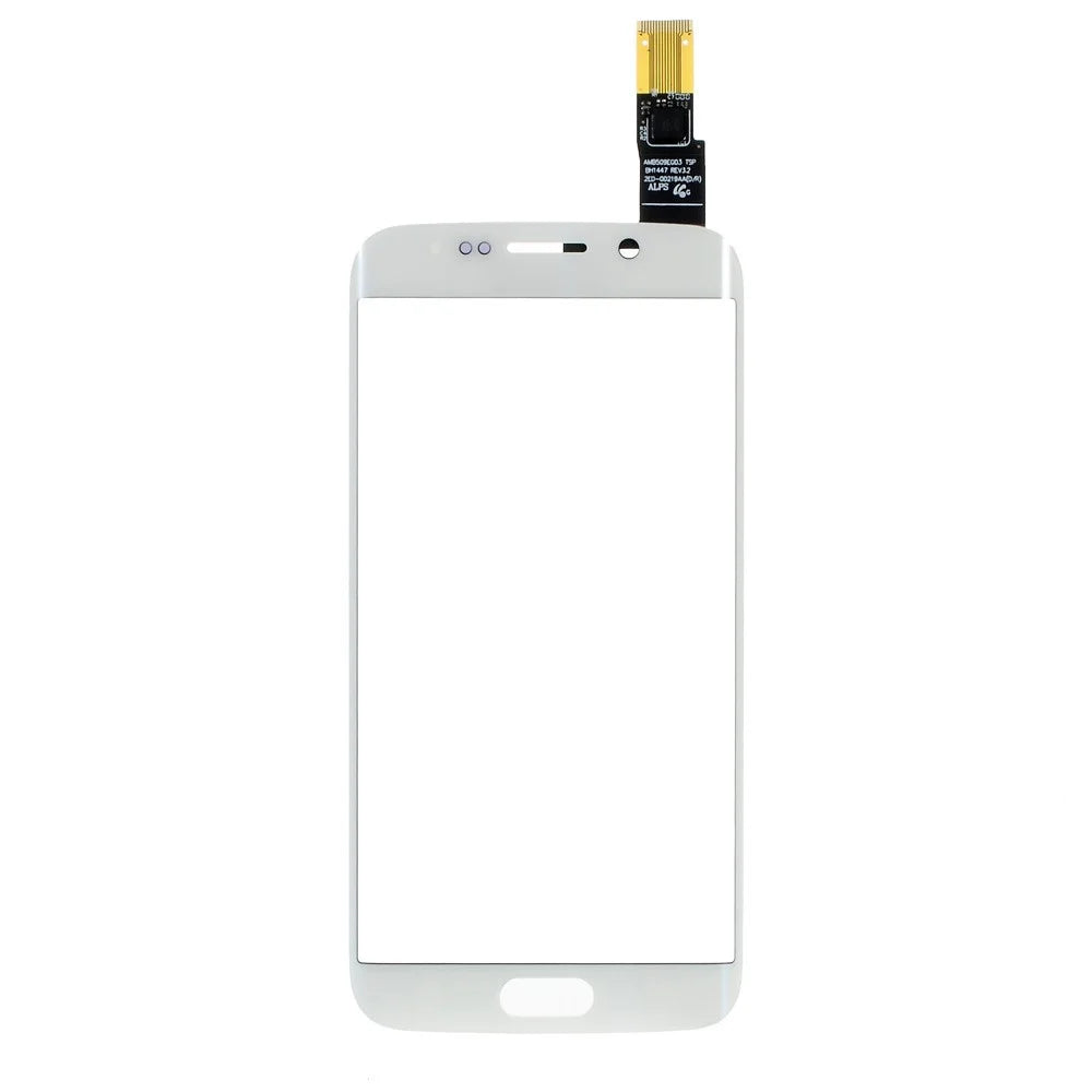 Digitizer Touch Screen + Front Glass Lens for Samsung Galaxy S6 Edge G925 - White - 1