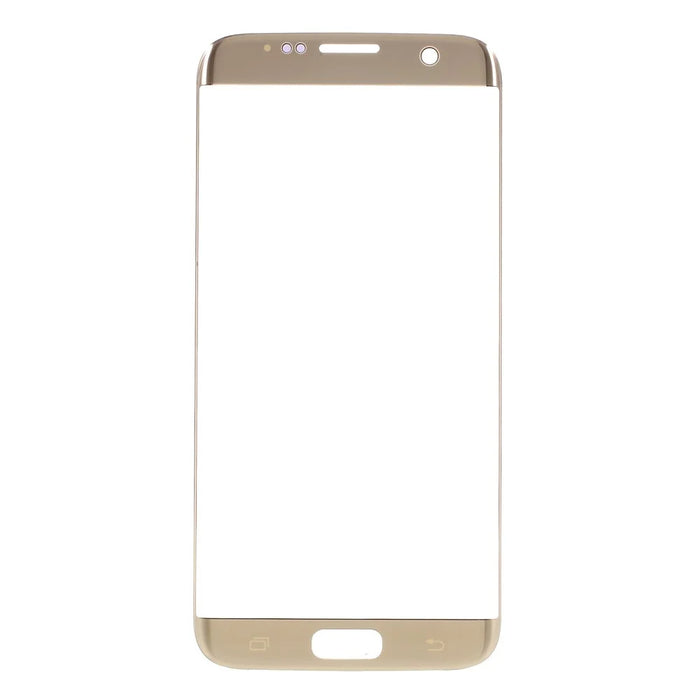 OEM Front Screen Glass Lens Replacement for Samsung Galaxy S7 Edge G935 - Gold Color - 1