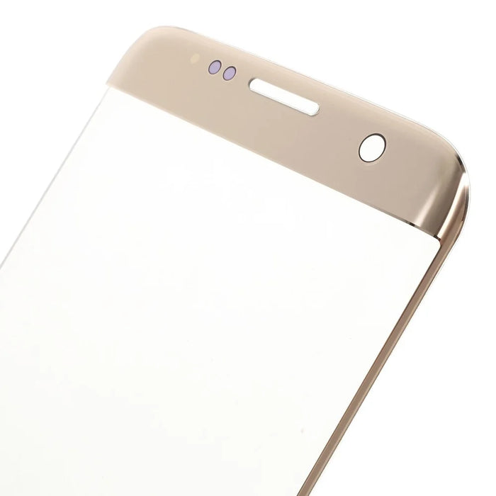 OEM Front Screen Glass Lens Replacement for Samsung Galaxy S7 Edge G935 - Gold Color - 5