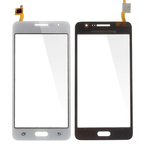 White Digitizer Touch Screen for Samsung Galaxy Grand Prime G530 (with Duos Letters, OEM Material Assembly) - 1