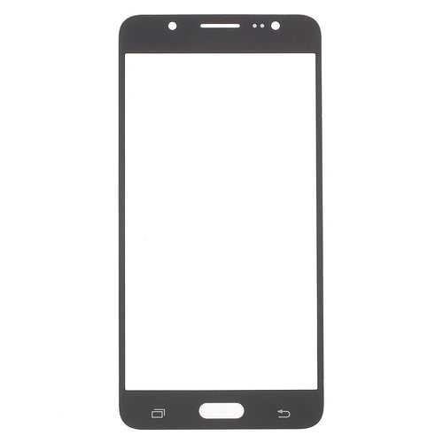 For Samsung Galaxy J5 (2016) Front Outer Screen Glass Lens Replacement - Black - 1