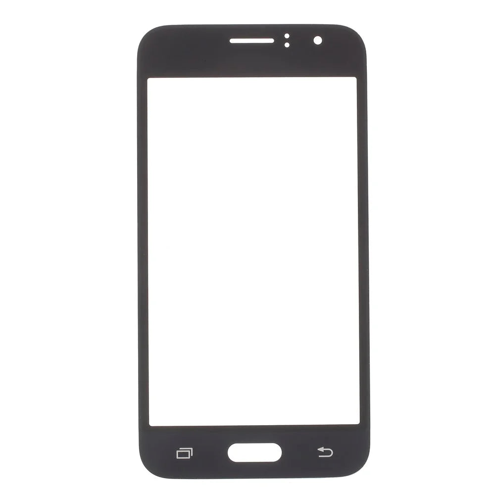 For Samsung Galaxy J1 (2016) J120 OEM Front Screen Glass Lens Cover - Black - 1