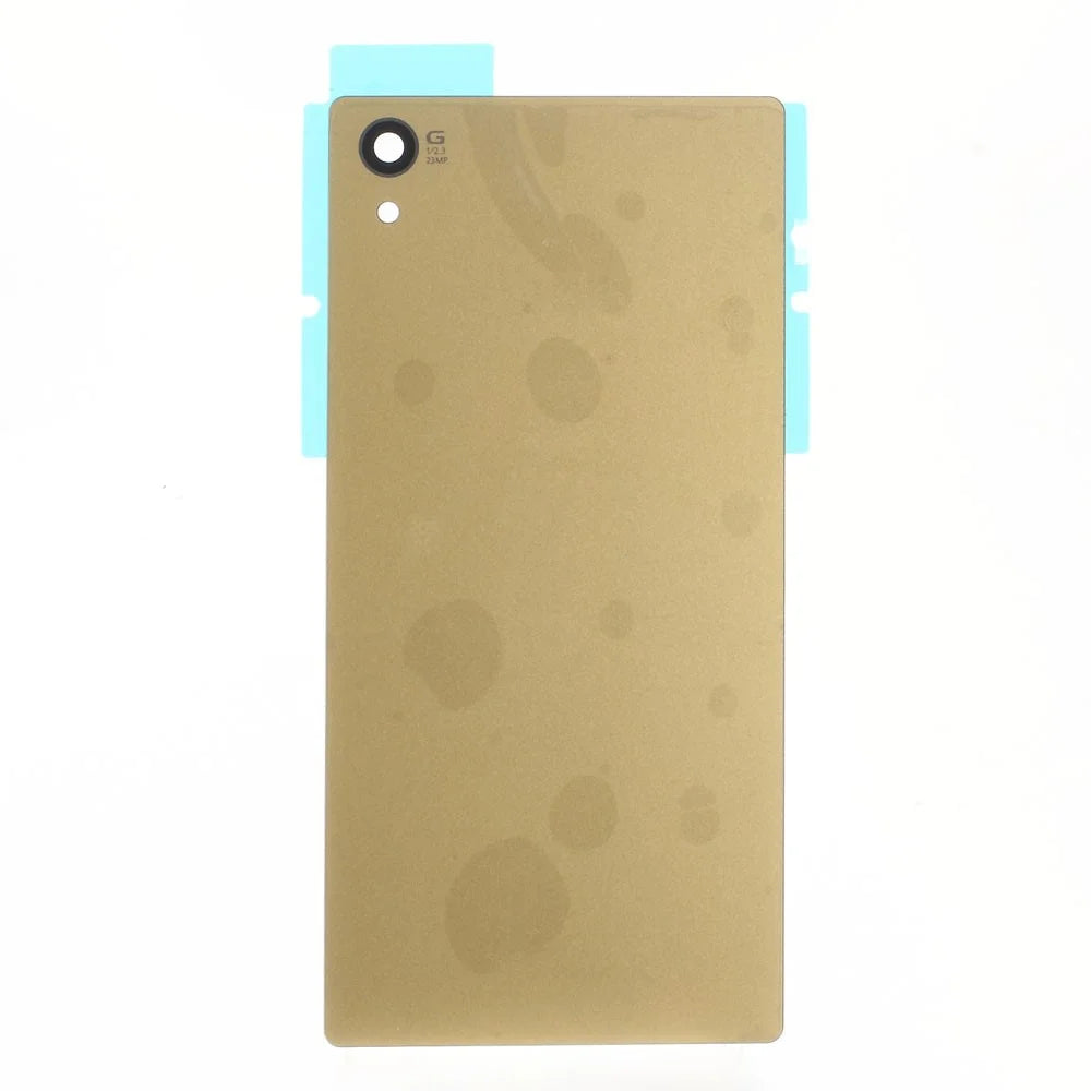 Battery Door Cover with Adhesive Sticker Replacement for Sony Xperia Z5 - Gold Color - 1