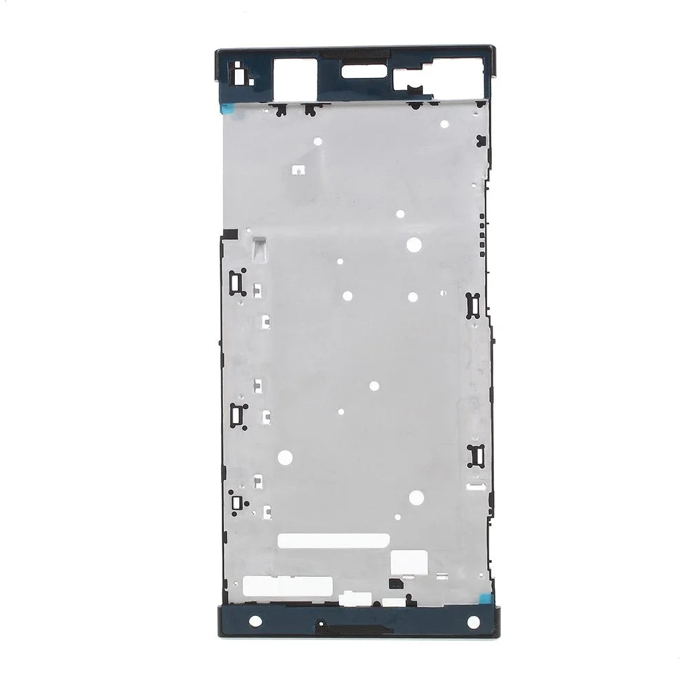 OEM for Sony Xperia XA1 Ultra Middle Frame with Adhesive Sticker Replace Part - Black - 2