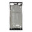 OEM for Sony Xperia XA1 Middle Frame with Adhesive Sticker Replacement Part - Black - 1