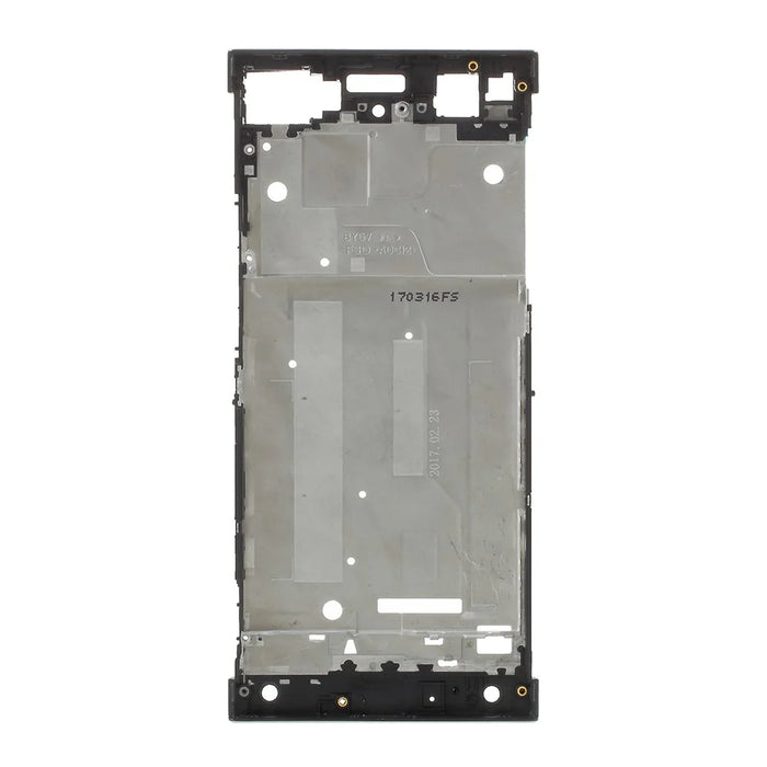 OEM for Sony Xperia XA1 Middle Frame with Adhesive Sticker Replacement Part - Black - 1