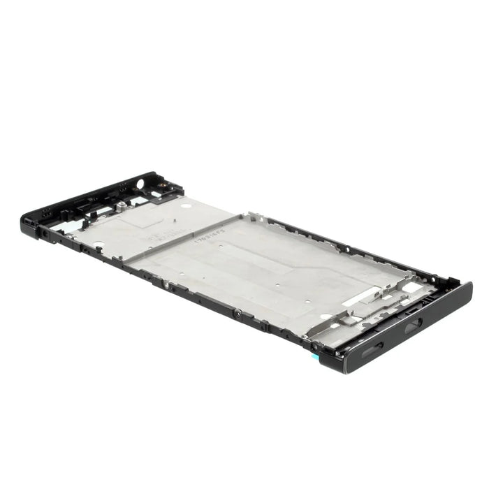 OEM for Sony Xperia XA1 Middle Frame with Adhesive Sticker Replacement Part - Black - 3