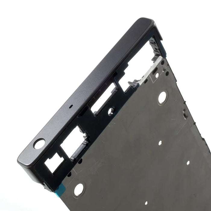 OEM for Sony Xperia XA1 Middle Frame with Adhesive Sticker Replacement Part - Black - 4