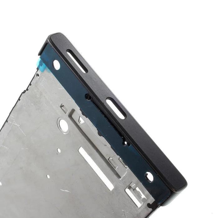 OEM for Sony Xperia XA1 Middle Frame with Adhesive Sticker Replacement Part - Black - 5