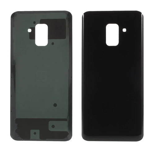 Back Battery Housing Cover Assembly Part with Adhesive Sticker for Samsung Galaxy A8 (2018) - Black - 1