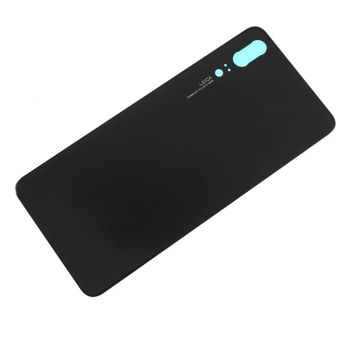 Black - Battery Housing Door Cover Replace Part with Adhesive Sticker for Huawei P20 - 4