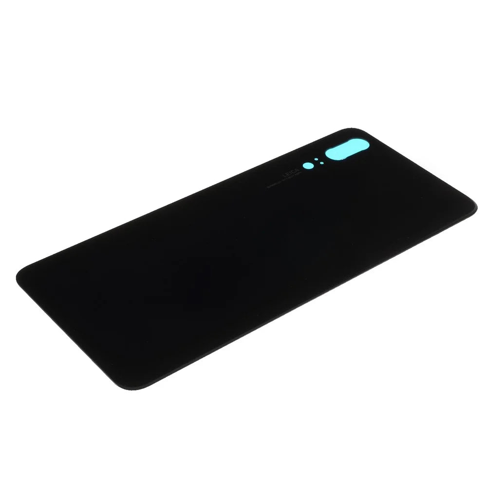 Black - Battery Housing Door Cover Replace Part with Adhesive Sticker for Huawei P20 - 5