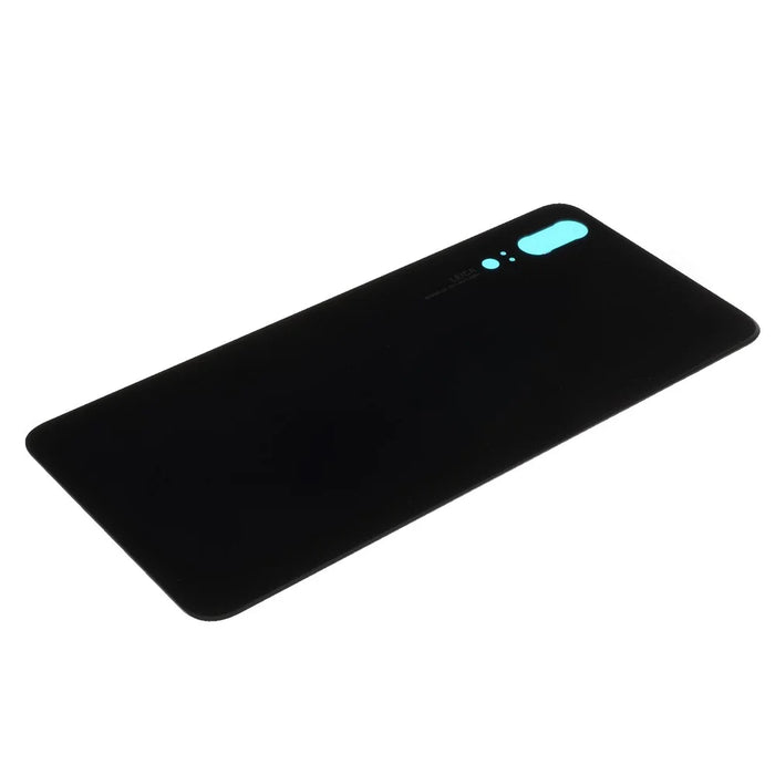 Black - Battery Housing Door Cover Replace Part with Adhesive Sticker for Huawei P20 - 5