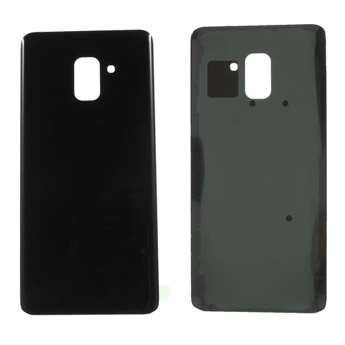 Back Battery Housing Cover Assembly with Adhesive Sticker for Samsung Galaxy A8 Plus (2018) - Black - 1