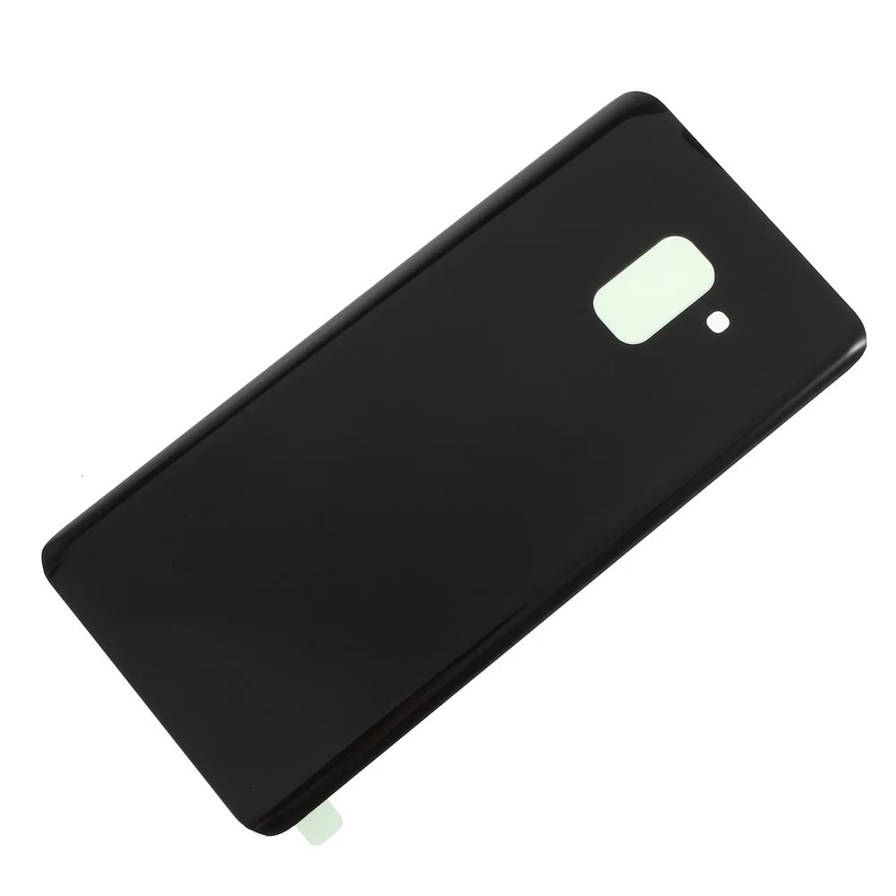 Back Battery Housing Cover Assembly with Adhesive Sticker for Samsung Galaxy A8 Plus (2018) - Black - 4