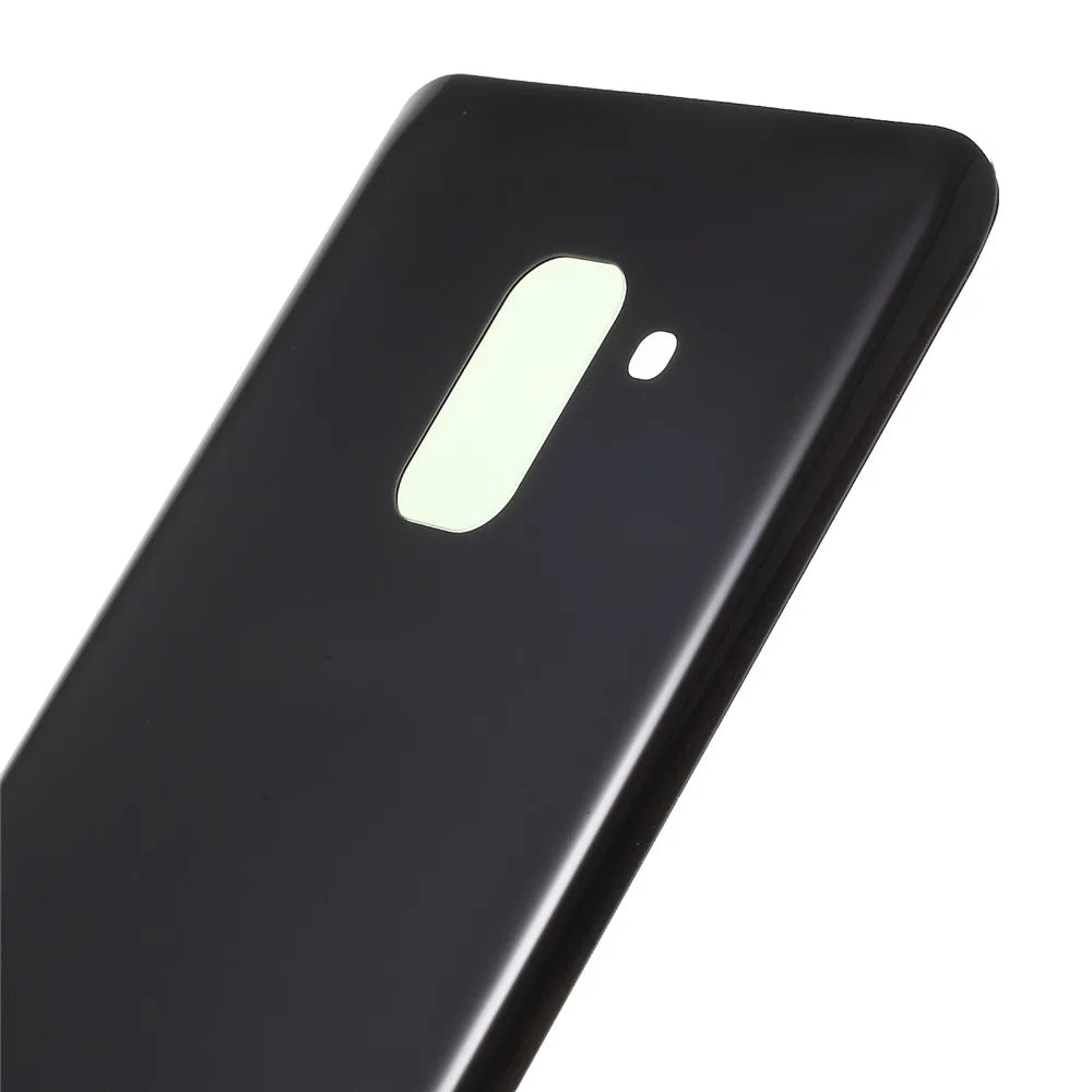 Back Battery Housing Cover Assembly with Adhesive Sticker for Samsung Galaxy A8 Plus (2018) - Black - 5