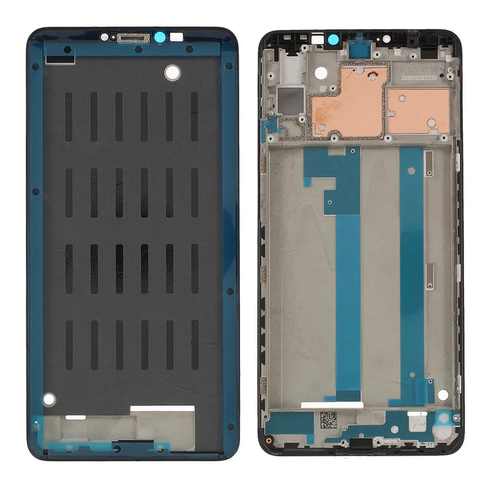 OEM Front Housing Frame Replacement Part (A Side) for Xiaomi Mi Max 3 - Black - 1