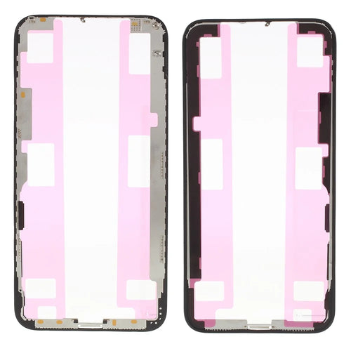 For iPhone XS 5.8 inch LCD Front Supporting Frame Bezel Bracket with Hot Melt Glue - Black - 1