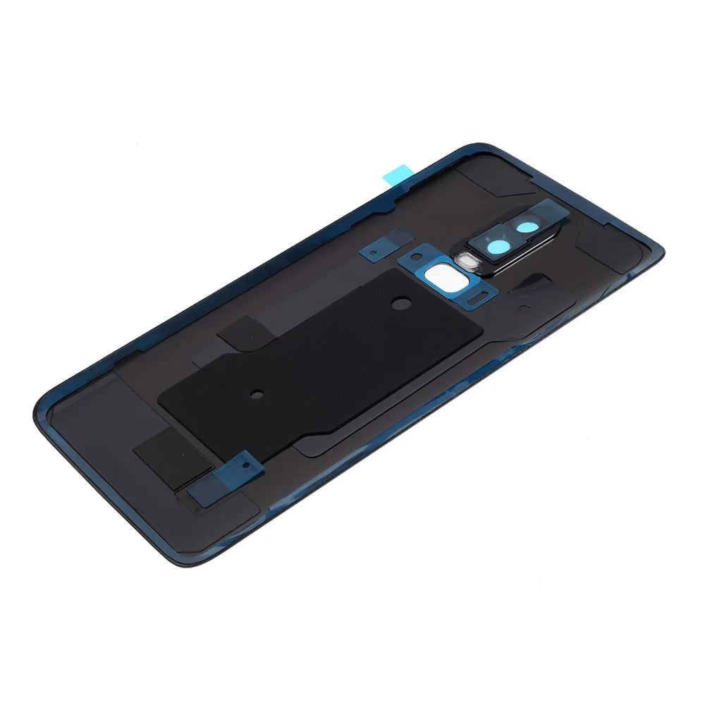 For OnePlus 6 OEM Battery Housing Cover Repair Part + Camera Lens Cover - Metal Black - 4