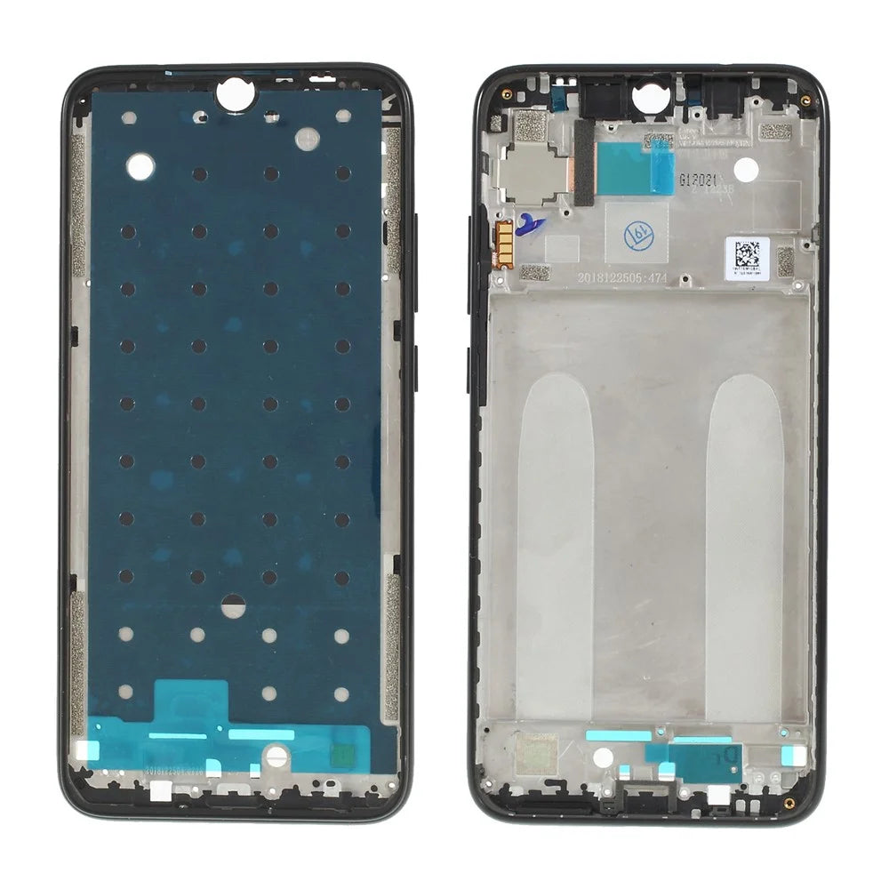OEM Middle Plate Frame Part for Xiaomi Redmi Note 7 / Note 7 Pro - Black - 1
