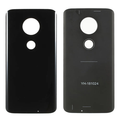 Battery Housing Cover for Motorola Moto G7 (without Logo) - Black - 1