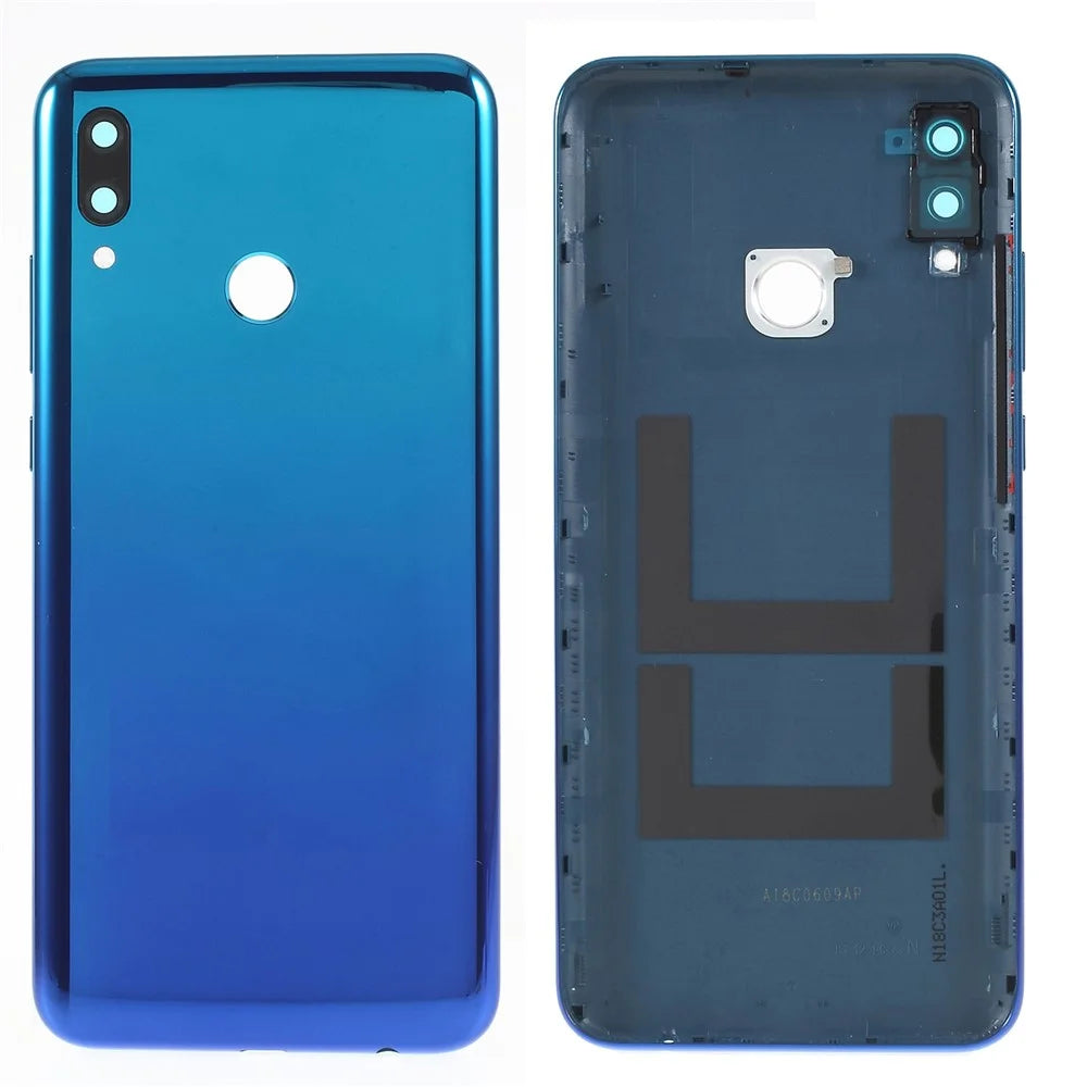 OEM Back Battery Housing with Camera Lens Ring Cover + Side Buttons for Huawei P Smart (2019) - Twilight - 1