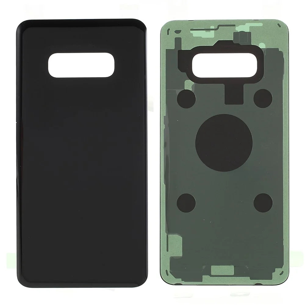 Battery Door Cover Housing with Adhesive Sticker for Samsung Galaxy S10e G970 - Black - 1