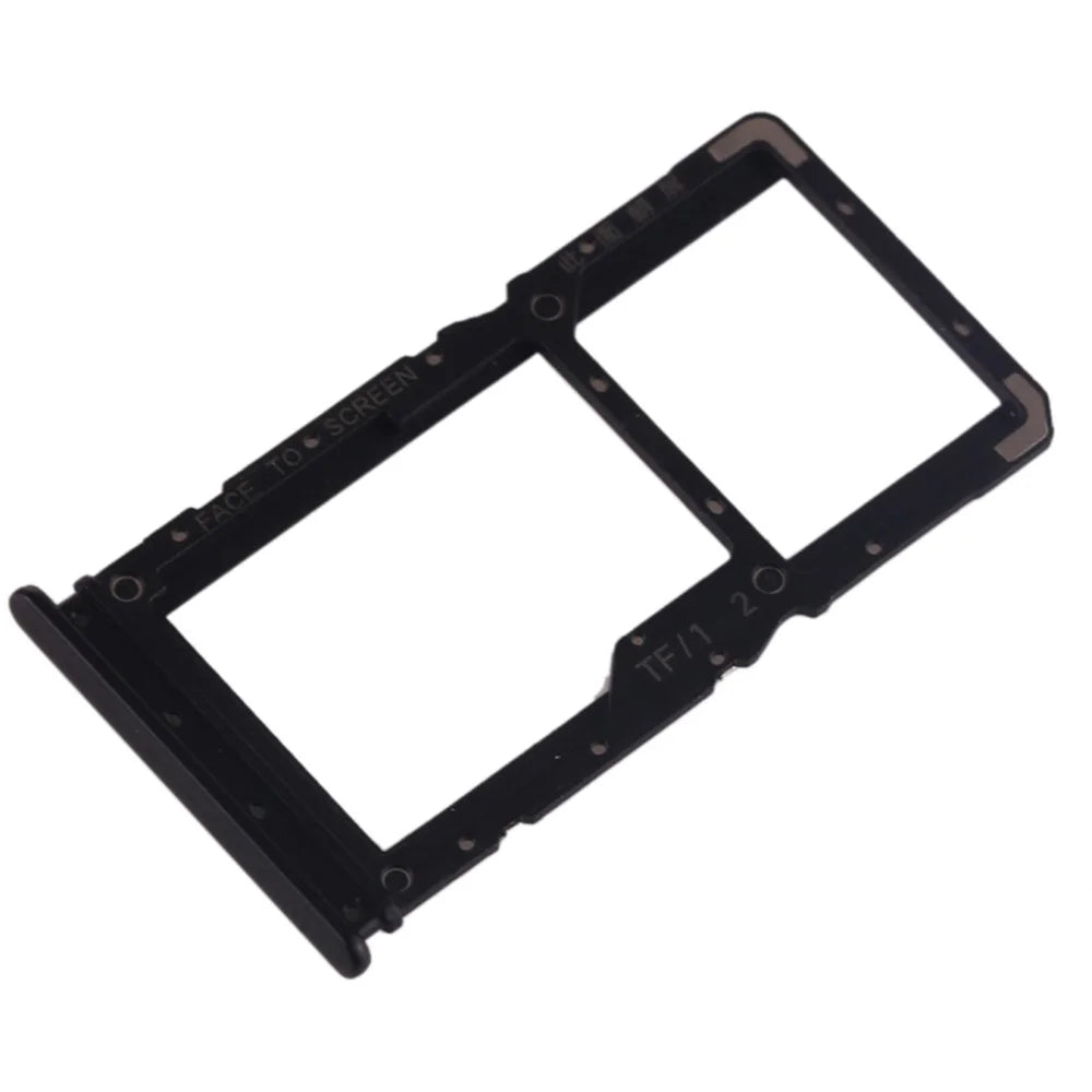 OEM Dual SIM Card Tray Slot Part for Xiaomi Redmi Note 7 / Note 7 Pro - Black - 1