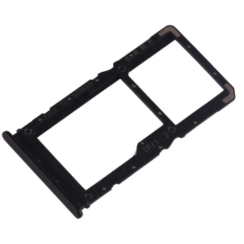 OEM Dual SIM Card Tray Slot Part for Xiaomi Redmi Note 7 / Note 7 Pro - Black - 1