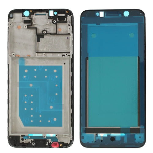 OEM Front Housing Frame + Earpiece Mesh Repair Part for Huawei Y5 (2018) - Black - 1