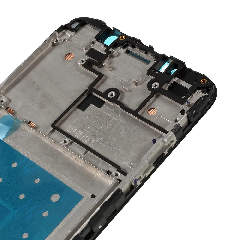OEM Front Housing Frame + Earpiece Mesh Repair Part for Huawei Y5 (2018) - Black - 2