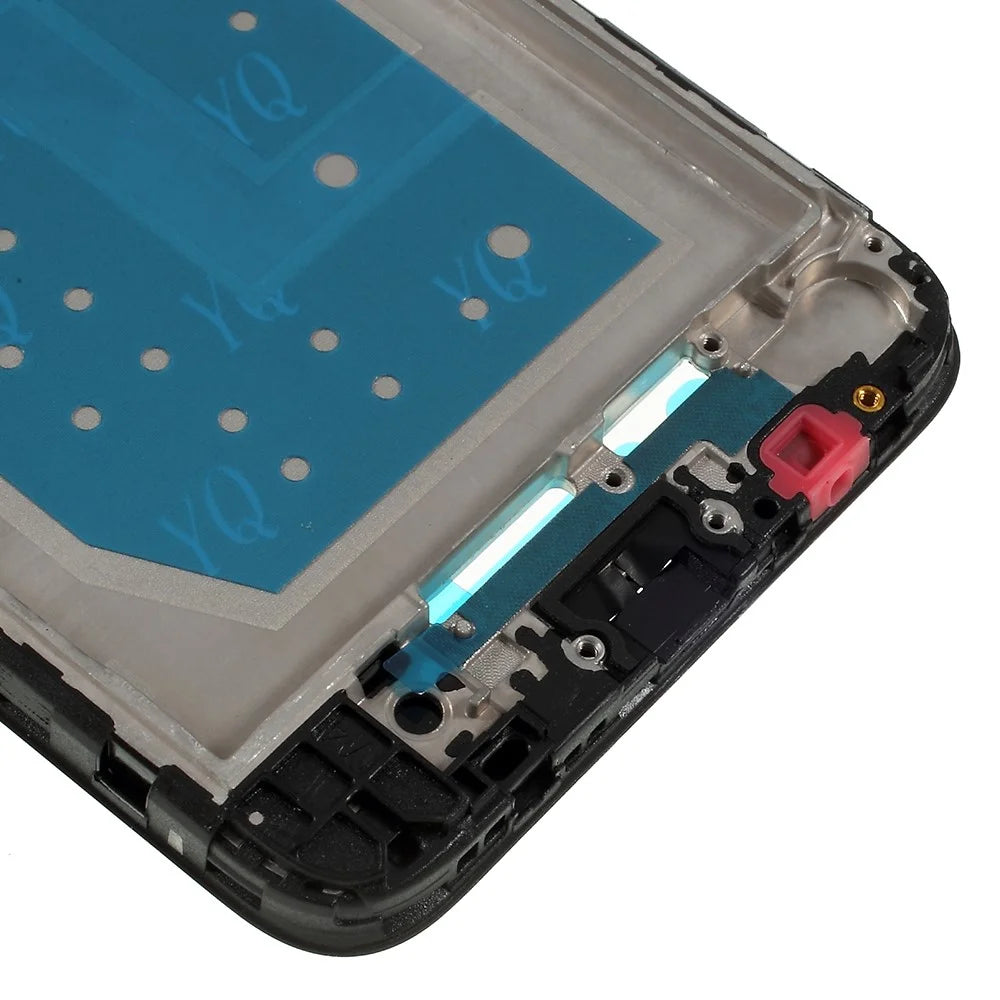 OEM Front Housing Frame + Earpiece Mesh Repair Part for Huawei Y5 (2018) - Black - 3