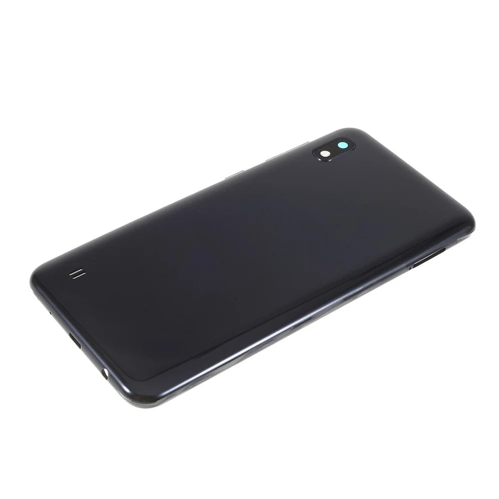 For Samsung Galaxy A10 SM-A105 OEM Battery Housing Cover Repair Part + Camera Lens Cover - Black - 4