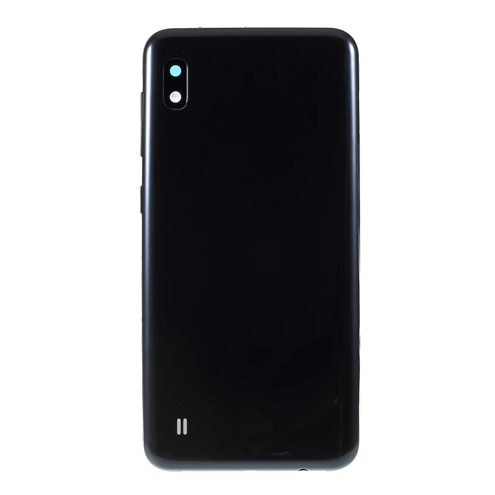 For Samsung Galaxy A10 SM-A105 OEM Battery Housing Cover Repair Part + Camera Lens Cover - Black - 5