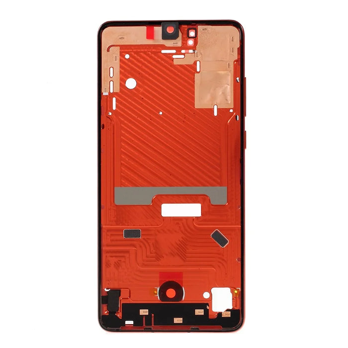 For Huawei P30 OEM Middle Plate Frame Spare Part (without Logo) - Red - 2