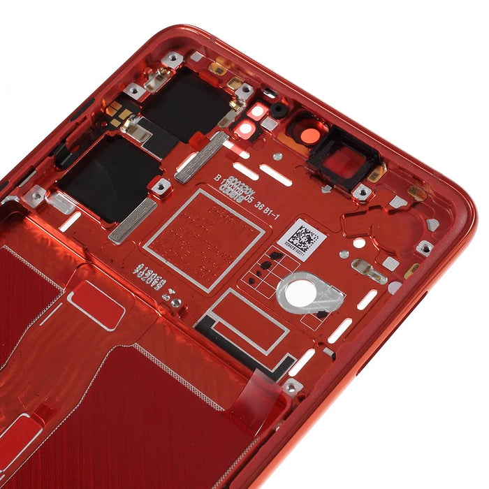 For Huawei P30 OEM Middle Plate Frame Spare Part (without Logo) - Red - 3